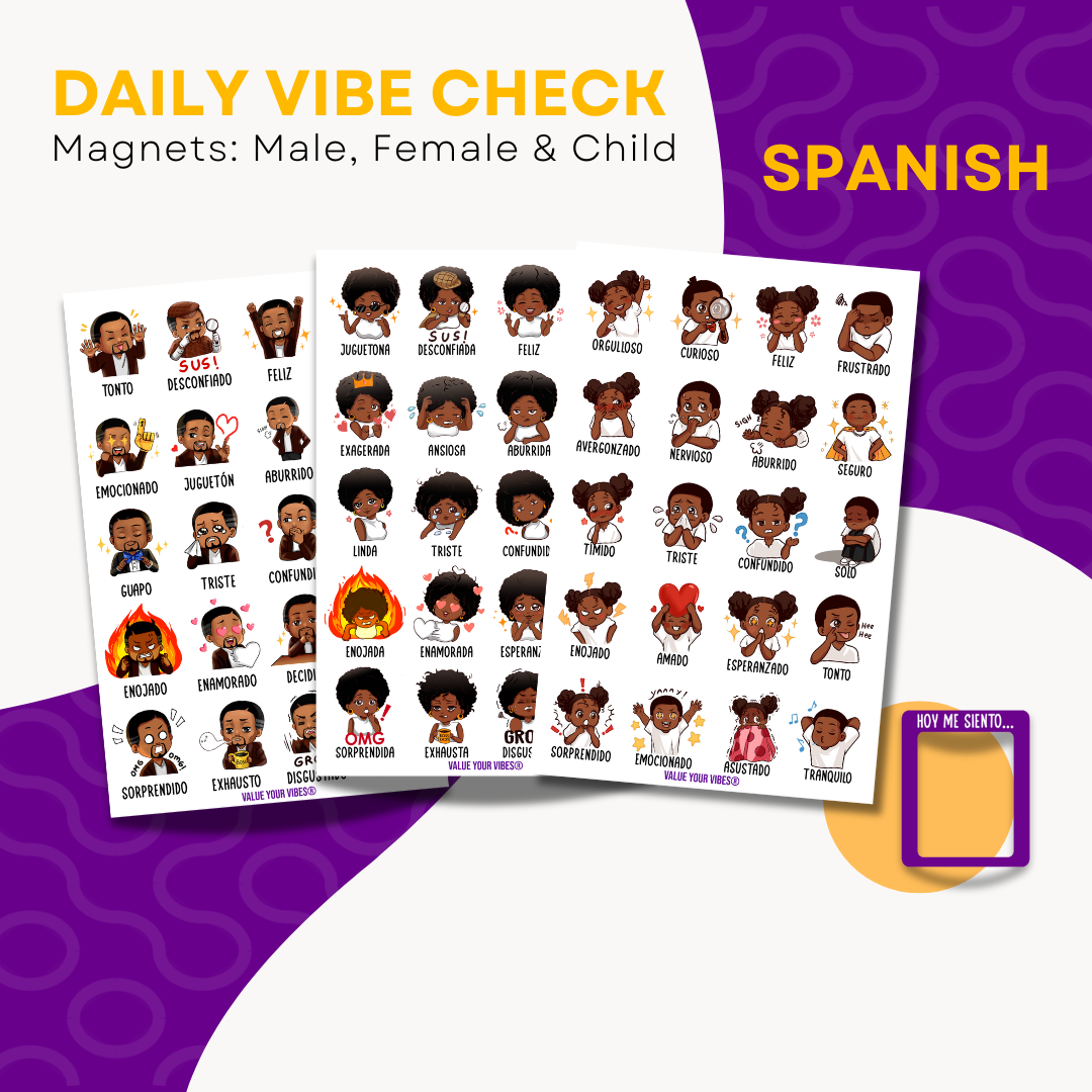 Daily Vibe Check Magnet [SPANISH]