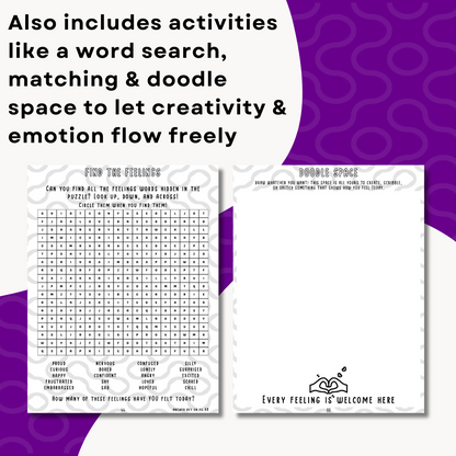 Color Your Vibes Downloadable & Printable Coloring & Activity Book - Child