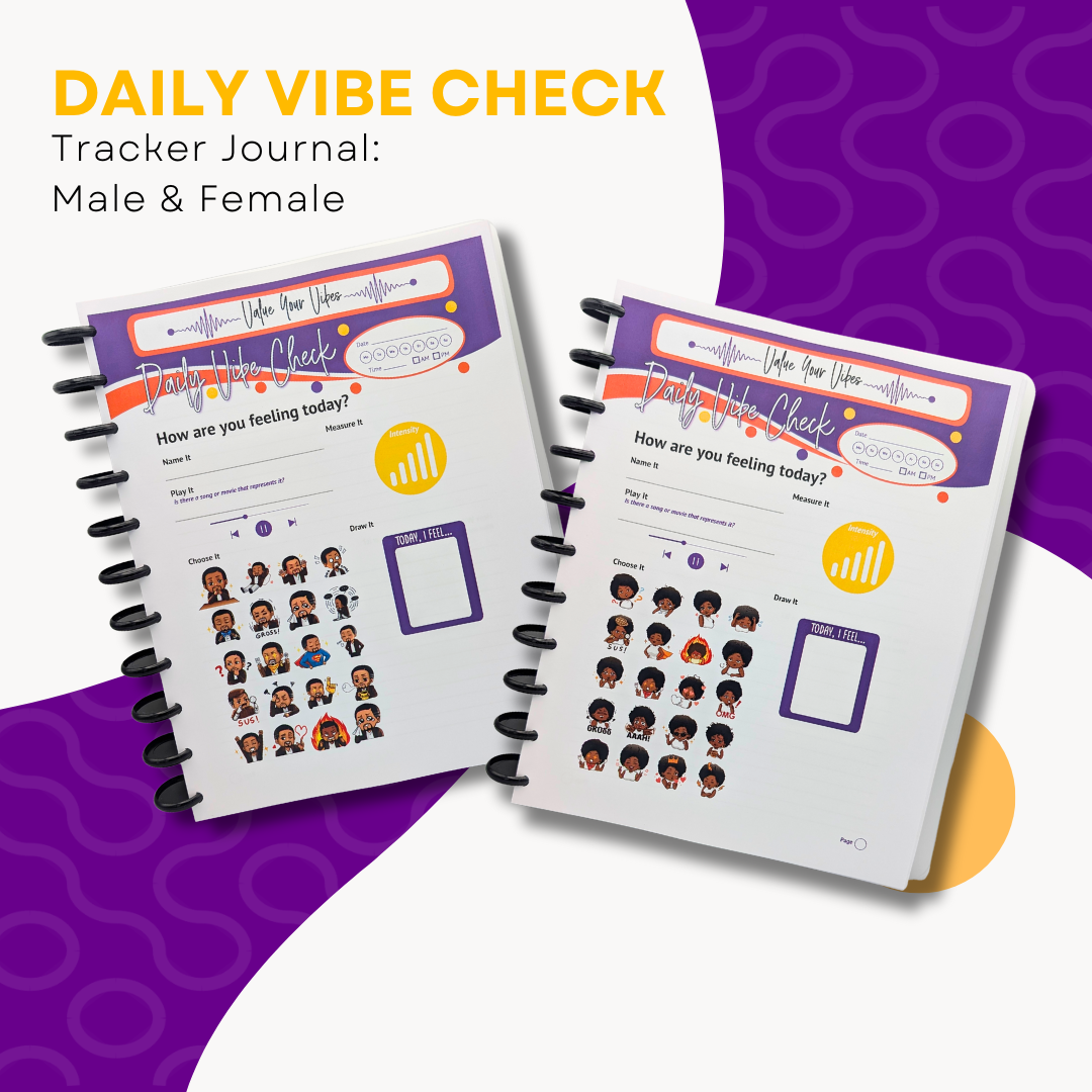 Daily Vibe Check Tracker Journal