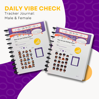 Daily Vibe Check Tracker Journal