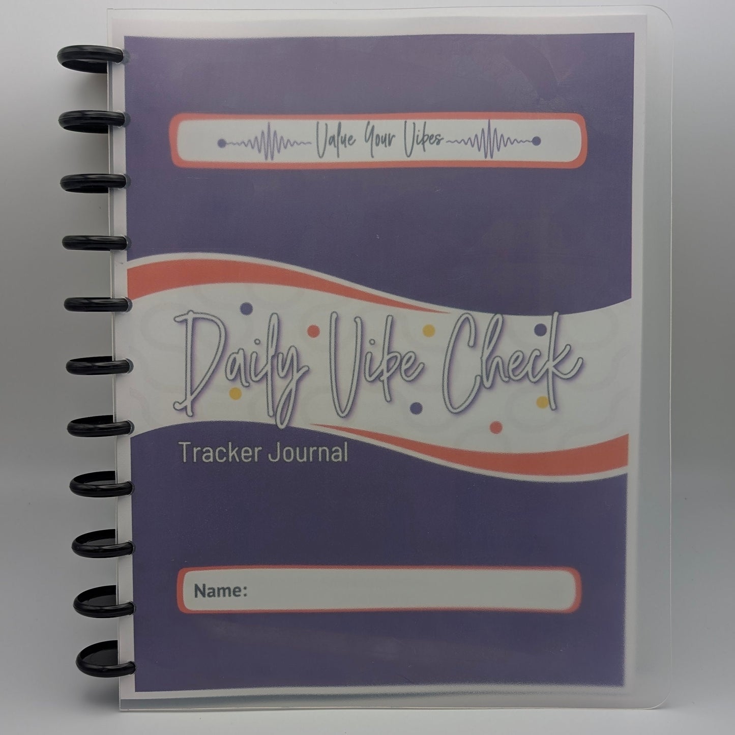 Daily Vibe Check Tracker Journal