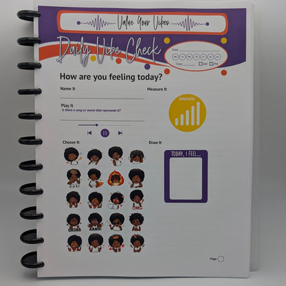 Daily Vibe Check Tracker Journal