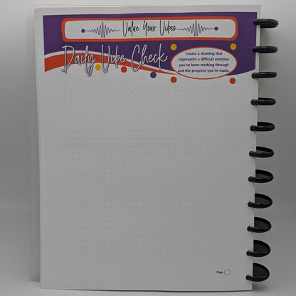 Daily Vibe Check Tracker Journal