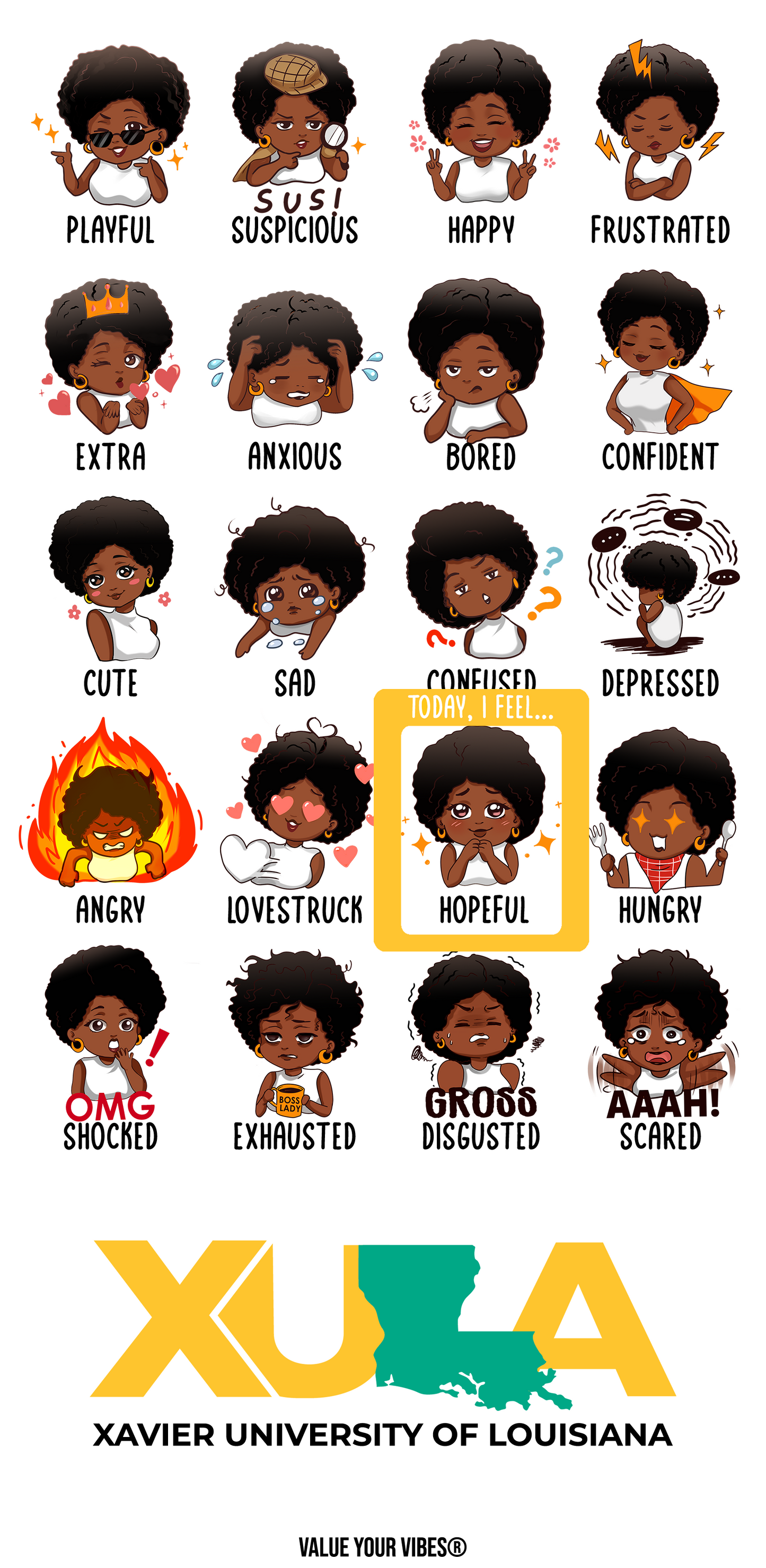 XULA Daily Vibe Check Magnet