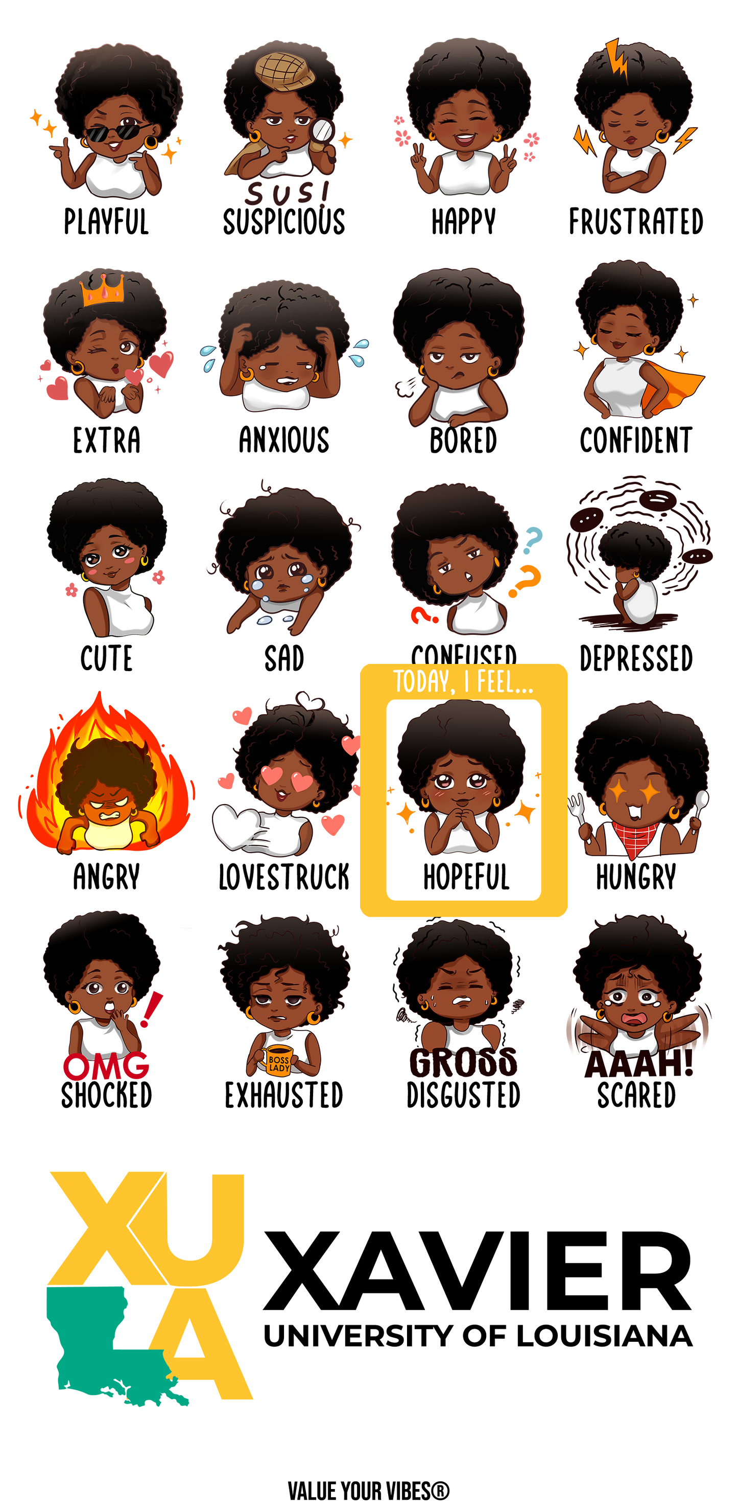 XULA Daily Vibe Check Magnet