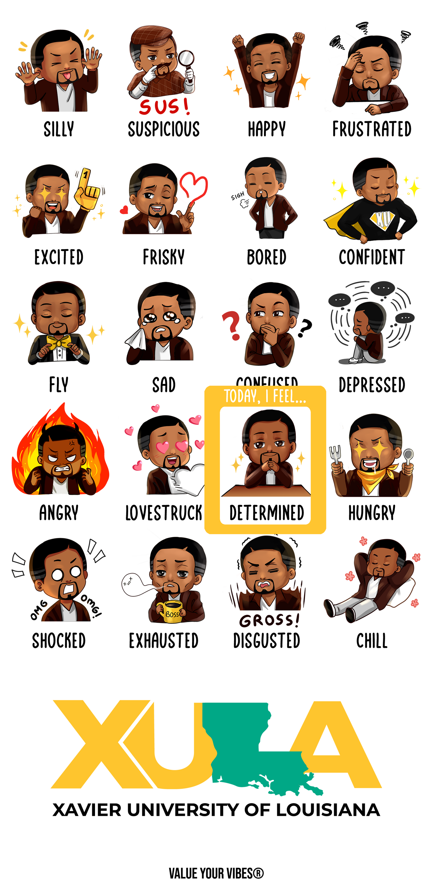 XULA Daily Vibe Check Magnet
