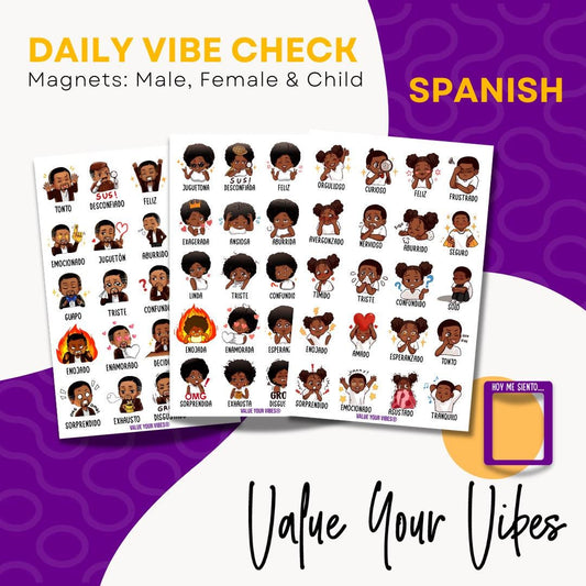Daily Vibe Check Magnet [SPANISH]