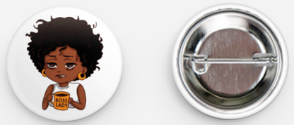 Value Your Vibes - Black Emotions and Feelings Chart Button Pin - Just Vibin' Button Pin